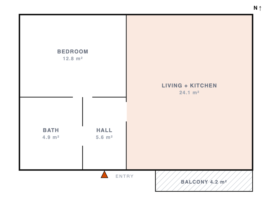 Type A — 2-room
